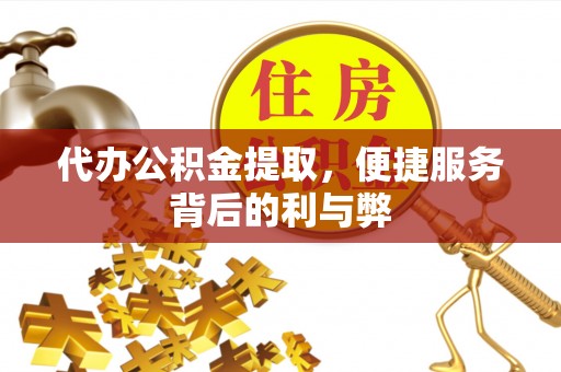 汤阴代办公积金提取，便捷服务背后的利与弊