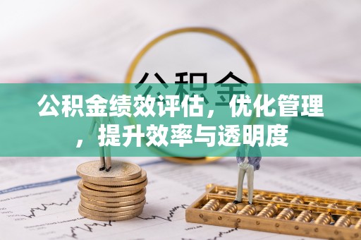 汤阴公积金绩效评估，优化管理，提升效率与透明度